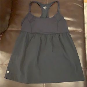 NBW Athleta workout racerback tank w built in bra